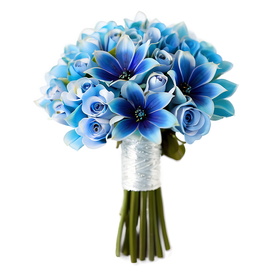 Blue Wedding Bouquets Png Xgb52 Image