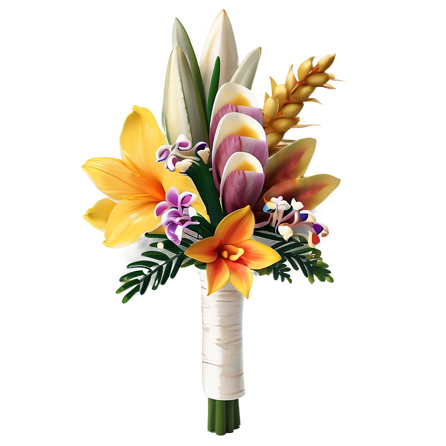 Exotic Wedding Bouquets Png Evv97 Image