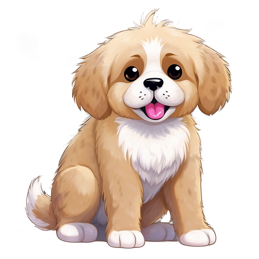 Fluffy Kawaii Dog Cartoon Png 63 Image