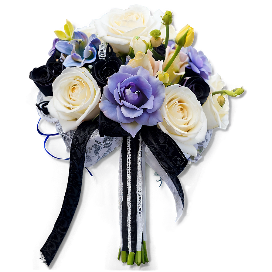 Gothic Wedding Bouquets Png Osc47 Image