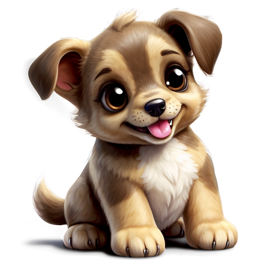 Playful Kawaii Puppy Art Png Lun88 Image