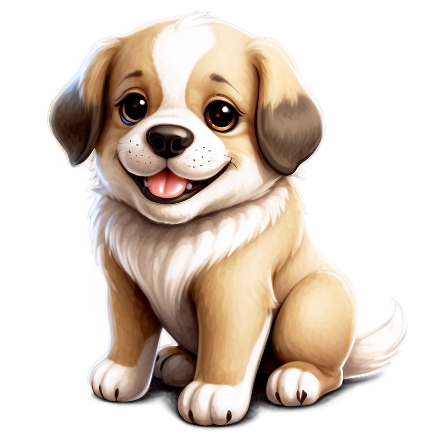 Smiling Kawaii Puppy Png 87 Image