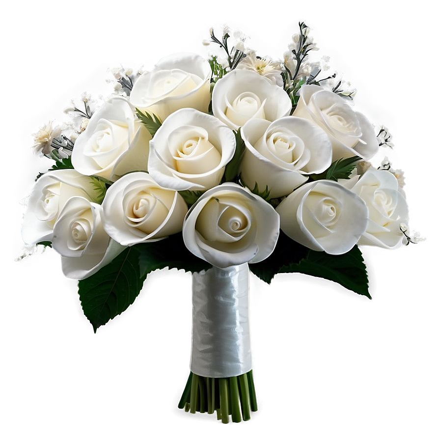 White Wedding Bouquets Png Sgu65 Image