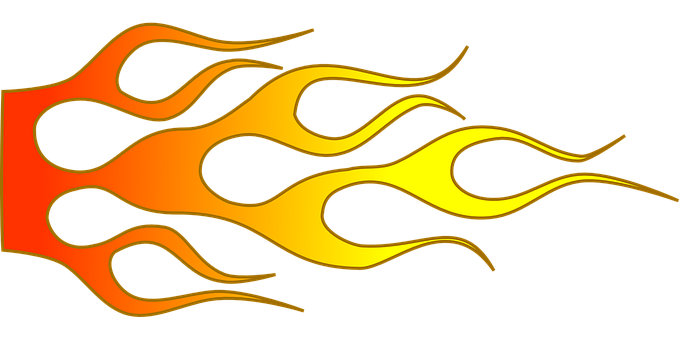 Abstract Flame Design PNG Image