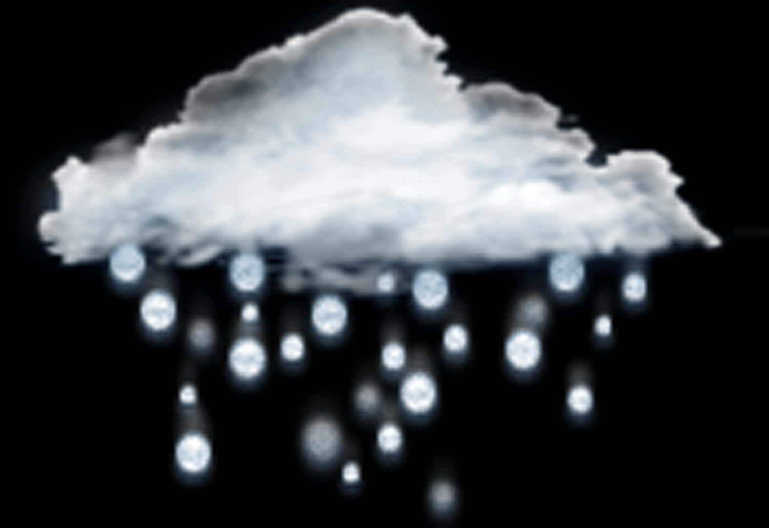 Abstract Rain Cloud PNG Image