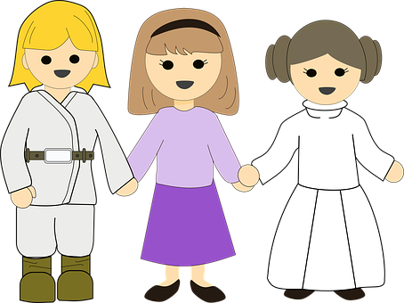 Animated Children Costumes Star Wars PNG Image