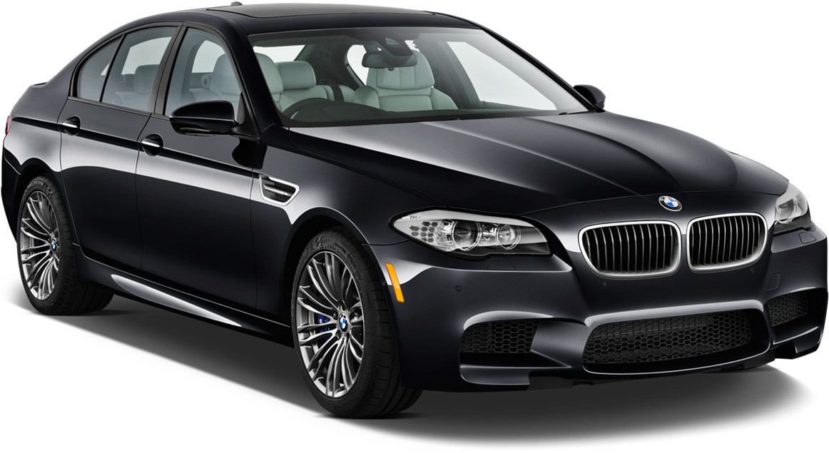 Black B M W Sedan Vehicle PNG Image