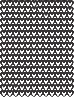 Black Heart Pattern Background PNG Image