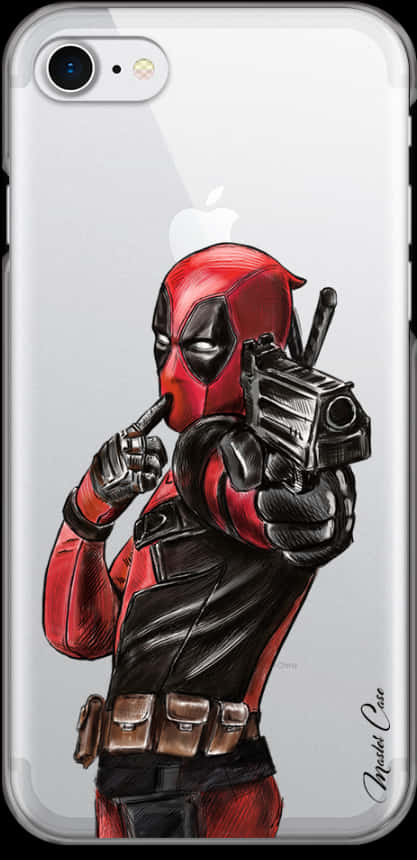 Deadpooli Phone Case Artwork PNG Image