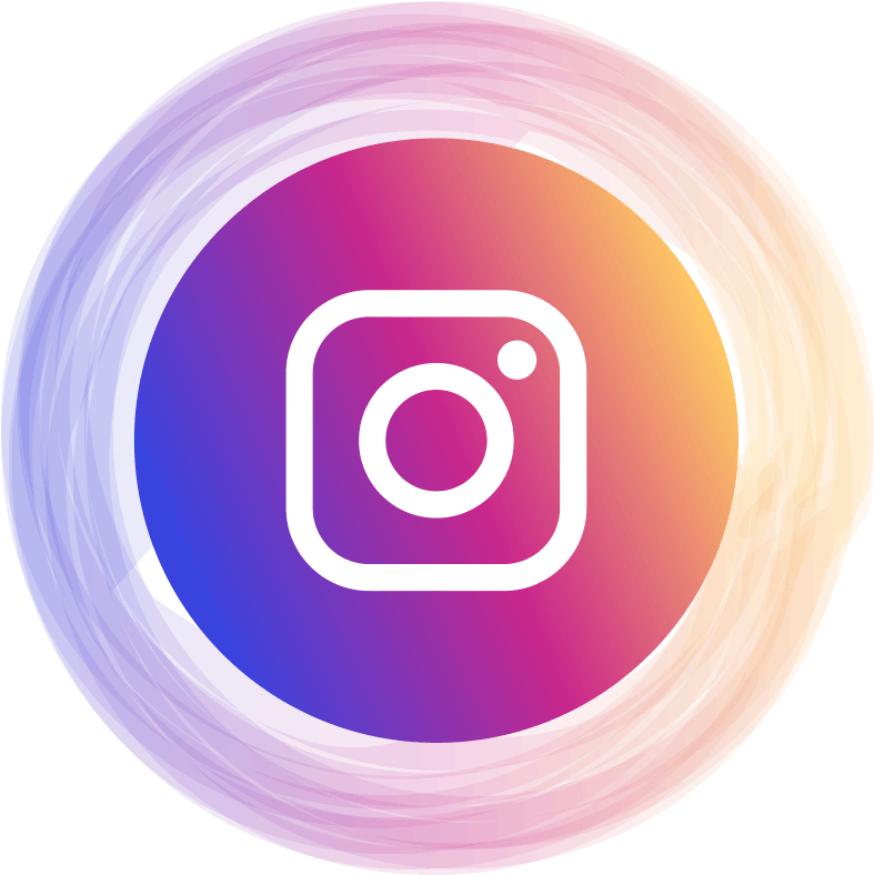 Instagram Logo Gradient Background PNG Image