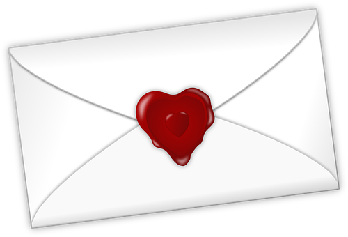 Love Sealed Envelope PNG Image