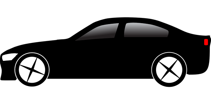 Minimalist Car Design Graphic PNG Image