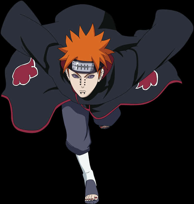 Naruto_ Uzumaki_ Akatsuki_ Cloak PNG Image