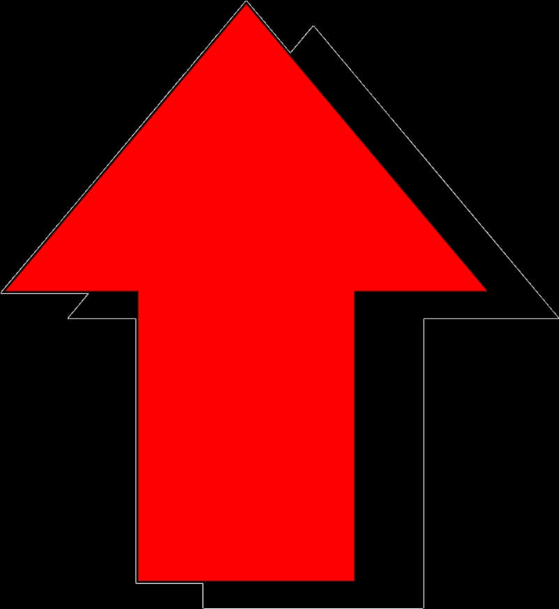 Red Arrow Graphic Icon PNG Image