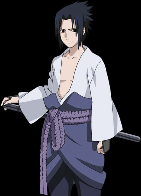 Sasuke_ Uchiha_ Anime_ Character PNG Image