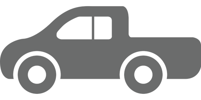 Simplified Vehicle Silhouette PNG Image